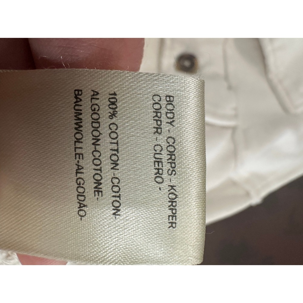 We The Free Free People White Cropped Cotton Shacket Jacket Small OB1125206 - Picture 3 of 10